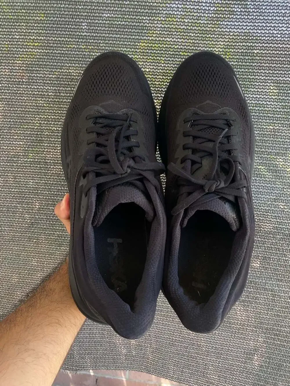 HOKA Bondi 9 Men's Triple Black Road Running Shoes